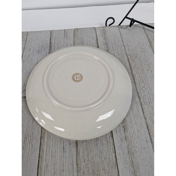 Flintridge Sylvan China Saucers for Cream Soup Bowls Set of 2 California Yellow - Picture 5 of 6